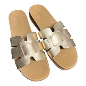 BOBS by Skechers Gold H-Band Slide Sandals | Plush Foam | Comfort